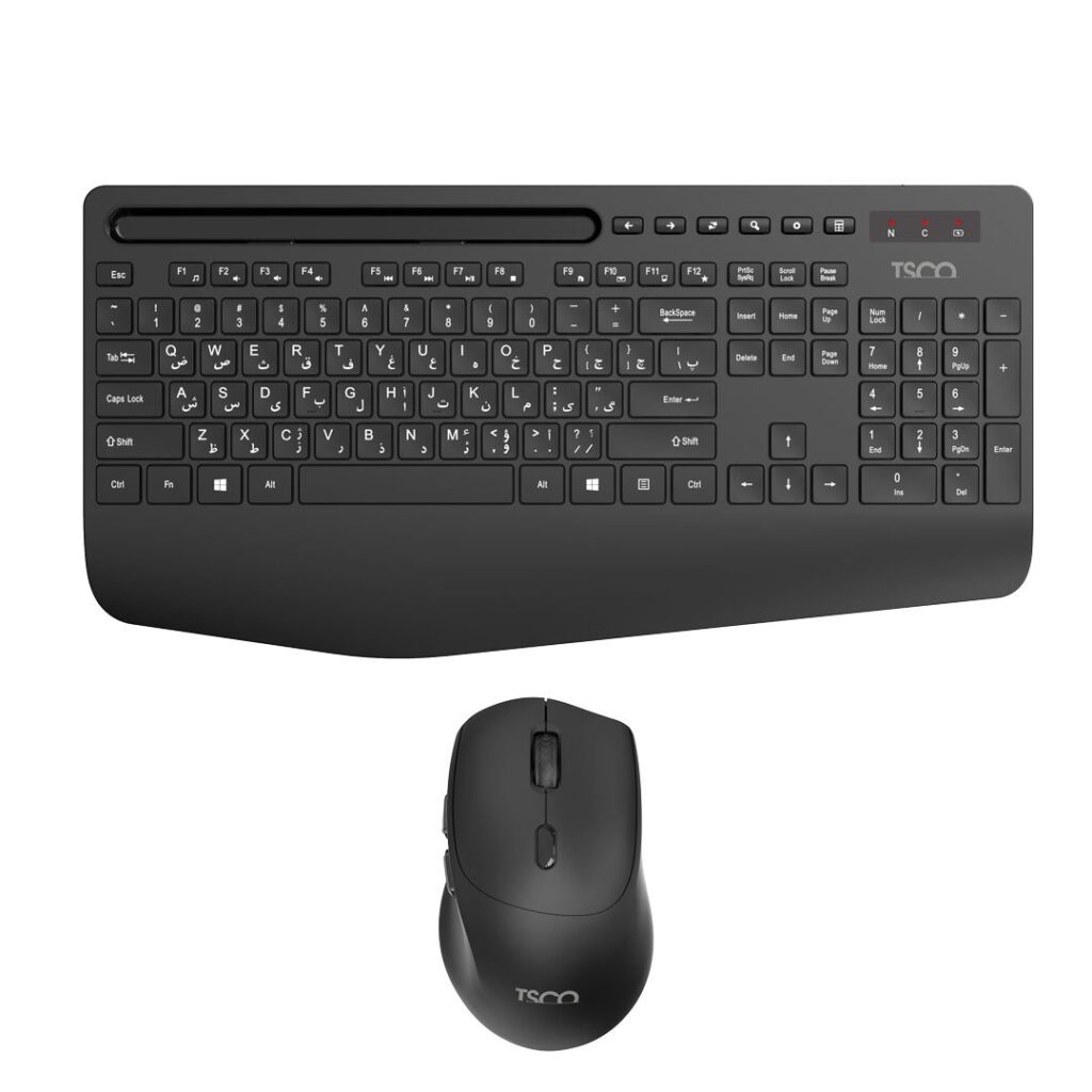 ست کیبورد و ماوس بی‌سیم تسکو مدل TKM-7025W