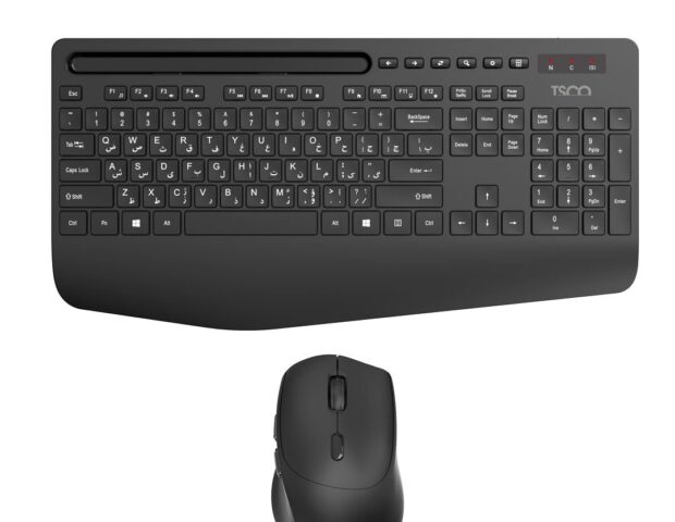 ست کیبورد و ماوس بی‌سیم تسکو مدل TKM-7025W